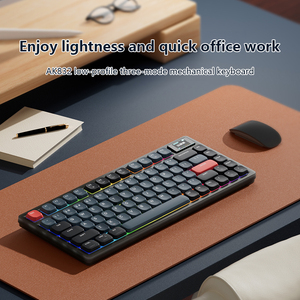 <span class=keywords><strong>Clavier</strong></span> mécanique sans fil à profil bas 2.4G à trois modes adapté à la tablette mac Office Game <span class=keywords><strong>Clavier</strong></span> mécanique à profil bas - Product Image 2