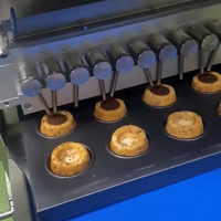 Machine de dépose de bonbons de comptoir, machine à fabriquer des coupelles de chocolat, déposeur pneumatique multi-buses en acier inoxydable pour le remplissage de biscuits