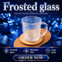 Tasse en verre transparent Raymond faite à la main, 40 ml, mini-tasse à expresso en verre sodocalcique pour thé, shot.