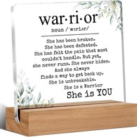 Plaques en acrylique de style américain amusantes avec impression semi-artisanale pour cadeaux de bureau, collègues, patrons, bureaux d'accueil