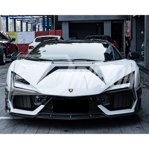 ชุดแต่งสปอยเลอร์กันชนหน้าคาร์บอนไฟเบอร์แบบมองเห็นได้ MSY Style Revuelto สำหรับชุดแต่ง Lamborghini Revuelto - Product Image 2