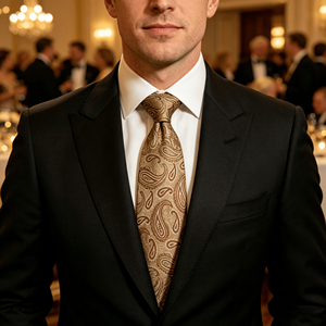In Stock Powerful Merchant Geometric Eco-Friendly <b>Polyester</b> Formal Men's Holiday Banquet Business <b>Tie</b> - Product Image 2