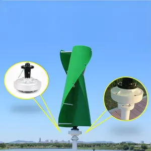 Usage domestique 200w 600w système hybride éolien et solaire maison résidentielle en gros axe vertical éolienne - Product Image 5