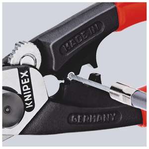 KNIPEX 95 62 190 Coupeur de câble métallique forgé avec poignées multi-composants 190 mm - Product Image 3