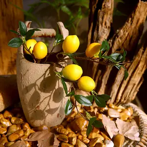 K-220 Sprig lemon fresh fruit artificial flower restaurant decoration floral design coffee table ornaments
