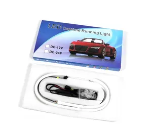 High Quality 12V Car Daytime Running Light DRL Flexible Guide Strip Flowing Water Turn Signal Lamps Auto LED Daily Lights