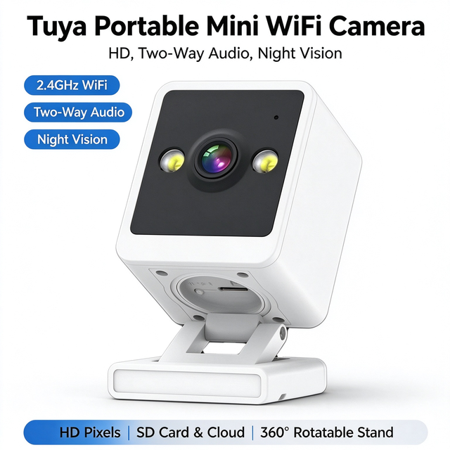 1080P Mini WiFi Security Camera Motion Detection Night Vision Baby Pet Monitor
