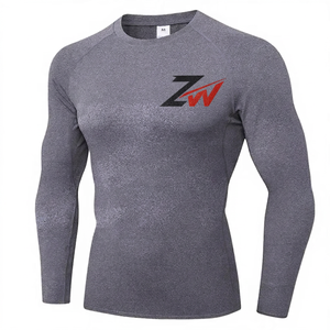 Diseña Tu Propia Camiseta de Compresión para Artes Marciales Mixtas (MMA) con Sublimación, Camiseta Deportiva de Manga Larga para Hombre - Product Image 4
