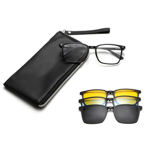 Lunettes de soleil Grey Jack, monture TR90, UV400, polarisées, unisexes, légères, charnières à ressort, noires - Product Image 3