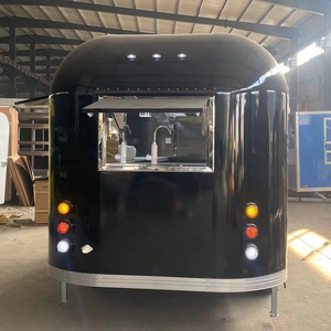 Benutzer definierte volle Küchen ausstattung Food Truck Air Stream Mobile Bar Catering für Hamburger BBQ Kaffee <span class=keywords><strong>Hot</strong></span> Dog Catering Business - Product Image 3