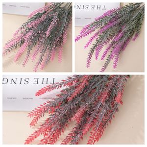 ช่อดอกลาเวนเดอร์ประดิษฐ์ CallaFloral สีแดง ม่วง ชมพู ทำจากพลาสติก สำหรับตกแต่งบ้าน งานแต่งงาน - Product Image 3