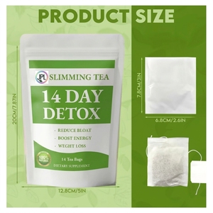 Rituel <span class=keywords><strong>de</strong></span> style <span class=keywords><strong>de</strong></span> vie faible en glucides sur 14 jours |   Boîte <span class=keywords><strong>de</strong></span> thé détoxifiant aux herbes pour soutenir vos objectifs <span class=keywords><strong>de</strong></span> bien-être et gérer naturellement votre poids - Product Image 4