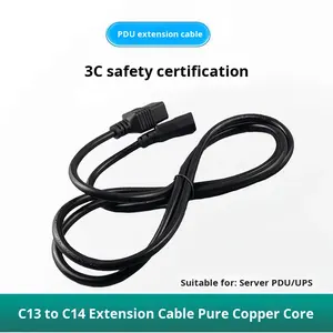 <span class=keywords><strong>UPS</strong></span> 연장 코드 PDU 서버 전원 케이블 C13-C14 컴퓨터실 10A에서 16A-C19-c20 국가 표준 구리 3C 중국산 - Product Image 5
