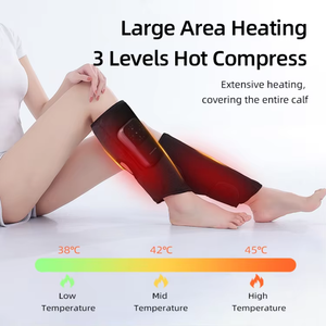 เครื่องนวดขาไร้สายลดราคาพิเศษ มาพร้อมฟังก์ชั่นความร้อน การสั่นสะเทือน แรงดันอากาศ และการกระตุ้นด้วยคลื่นไฟฟ้า EMS - Product Image 5