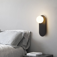 Lampu Dinding LED Besi Industrial untuk Interior, Lampu Tidur Kamar Tidur, Lampu Latar Ruang Tamu, Dekorasi Lorong dan Koridor