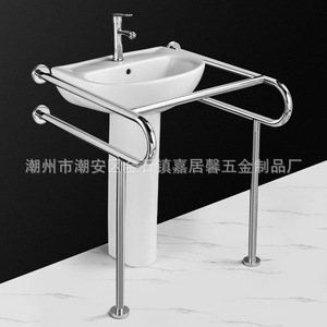 Barres d'appui de salle de bain en acier inoxydable SUS304, fixation murale, finition polie, design moderne et simple pour la sécurité des personnes âgées - Product Image 3