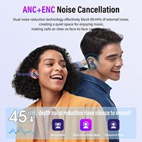 Auriculares TWS HE-076D 76D Pro Inalámbricos Bluetooth para Juegos con Pantalla Táctil Inteligente y Cancelación de Ruido