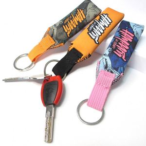 Custom Logo Printed Eco-Friendly Neoprene <b>Floating</b> Keychain Woven Technique for Surfing <b>Fishing</b> or Boating - Product Image 5