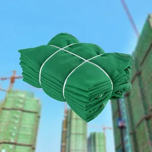 Jaring pengaman plastik Anti api HDPE perancah untuk pemeliharaan jalan jaring keamanan situs konstruksi