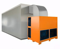 Déshydrateur industriel à pompe à chaleur en acier inoxydable 380V pour la transformation de la viande et des légumes