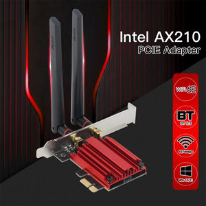Wifi 6E AX210 5374Mbps không dây PCIe adapter Tri ban nhạc 2.4G/5G/6GHz tương thích bt5.3 mạng Wifi thẻ cho win 10/11 - Product Image 2