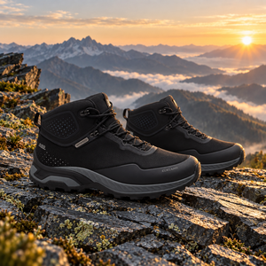 Chaussures de randonnée imperméables pour hommes de haute qualité, vente en gros d'usine, chaussures de randonnée et de course tout-terrain - Product Image 2