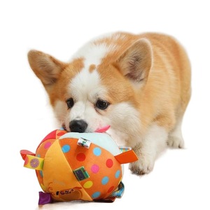 New Colored Bell <b>Ball</b> Pet Products Interactive Pet <b>Ball</b> Toys with Bells <b>Dog</b> Chewing <b>Ball</b> Cleaning Tooth for <b>Dogs</b> Pet Supplies - Product Image 6
