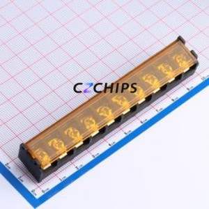 DBT50G-9.5-10P-BK-P OGC Barrier Terminal Block Through hole Component (THT),P=9.5mm Connector 9.5mm 20A 300V - Product Image 1