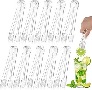 15 Pinze Da Portata In Plastica Trasparente – 16 Cm – Mini Pinze Per Buffet, Tè E Antipasti