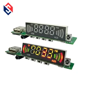 Schlussverkauf MP3-Decoder für Auto ohne Mp4 Unterstützung Fernsteuerungsmodul ohne Kunststoffschalen 12 V 5 V schwarze Kabel Bluetooth-Karte