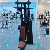 Machine de musculation professionnelle Pec Deck Fly intégrée avec système de poids pour la poitrine, les épaules et le dos – Équipement de gym pour le remodelage corporel