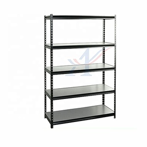 Estante de Almacenamiento Plegable de Metal Industrial con Ranuras Angulares - Product Image 2