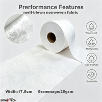 Fabriklieferung 100% PP Polypropylen Meltblown-Gewebe 10-150gsm Medizinische Schutzmaterialien Spunbond Vliesstoff N95 Gewebefolie