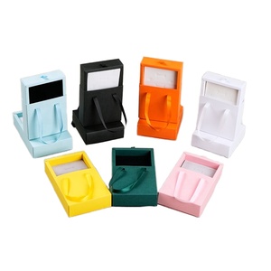 Recyclable Wholesale Necklace Pendant Earrings <b>Rings</b> Bracelet Sliding Jewelry Gift <b>Box</b> Packaging Drawer <b>Box</b> - Product Image 5