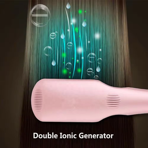 Peigne à lisser les <span class=keywords><strong>cheveux</strong></span> à ions négatifs Peigne chaud chauffant PTC <span class=keywords><strong>Brosse</strong></span> à lisser les <span class=keywords><strong>cheveux</strong></span> portable <span class=keywords><strong>pour</strong></span> le ménage - Product Image 5