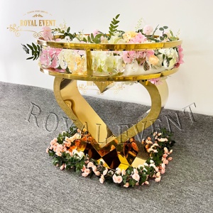 Mesa de Bar de acero inoxidable para bodas y eventos, nuevo estilo de fábrica - Product Image 5