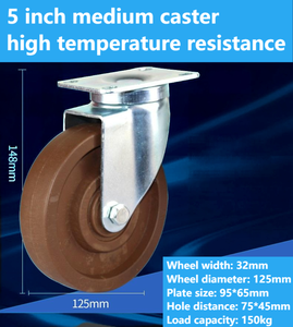 Hoch temperatur beständige Hoch leistungs gießer Universal 3 Zoll 4 Zoll 5 Zoll Grad Platten rollen ab Werk - Product Image 4