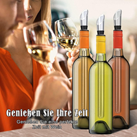 Bâtonnet refroidisseur de bouteille de vin et de liqueur en acier inoxydable écologique avec logo personnalisé pour la vente en gros – Accessoires de bar couleur personnalisée