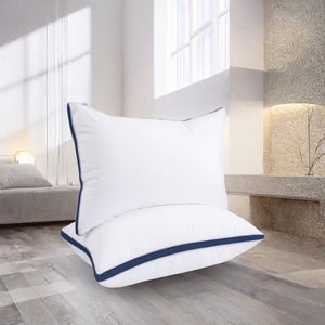 Luxury Fully-Filled Cooling <strong>Gel</strong> Bed Pillows 200TC Shredded Memory Foam Height Adjustable Washable Cotton Cover Solid Non-Toxic - Product Image 2