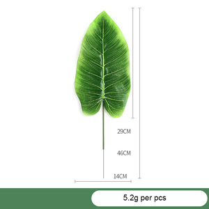 Foglie di Banana Artificiali all'Ingrosso, Pianta Tropicale Verde per Decorazioni a Tema Hawaiano e Feste - Product Image 6