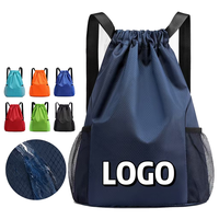 Sac à dos de sport unisexe tendance, imperméable, séparé pour articles secs et humides, avec cordon de serrage, en polyester, portable, 21L, pour la natation