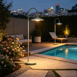 Lampe de jardin extérieure étanche 3W, lampadaire moderne pour jardin, cour, villa, terrasse, éclairage d'ambiance paysager - Product Image 2