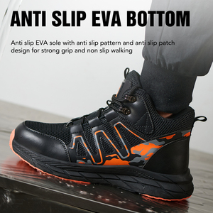 2025 OEM Phụ Nữ Của Người Đàn Ông An Toàn Giày Trọng Lượng Nhẹ Thoáng Khí Sneak Thể Thao Công Việc Khởi Động Chống Đập Jogger Mùa Đông Da Lộn Vải Lông - Product Image 6