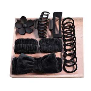 ชุดยางรัดผมซุปเปอร์ซับน้ำสำหรับขายส่ง พร้อมปักโลโก้ตามสั่ง ที่คาดผม ที่รัดข้อมือ ที่คาดผมสำหรับล้างหน้า กิ๊บหนีบผม สำหรับเป็นของขวัญสำหรับเด็กผู้หญิง - Product Image 2