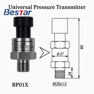 Bst 4-20ma 0.5-4.5v प्रशीतन दबाव सेंसर ट्रांसड्यूसर 20 बार 150pi वैक्यूम दबाव सेंसर मूल्य - Product Image 5