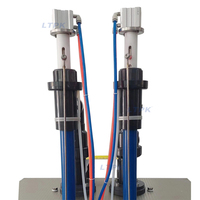Machine de remplissage de liquides corrosifs à double tête à piston LT-NFSY2 pour nettoyant WC Harpic en bouteille