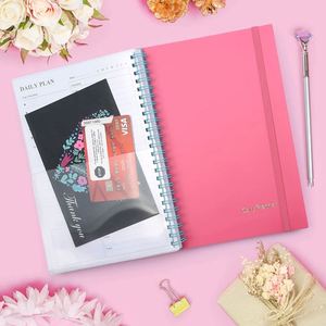 New Arrivals Agenda Daily A5 <b>Diary</b> Custom Printing Organizer Binder Paper Hardcover Leather Journal Planner Gift - Product Image 2