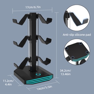 RGB thân thiện với môi chơi game headphone đứng với có thể tháo rời điều khiển chủ 1 Loại-C + 2 USB2.0 cổng-Máy tính để bàn Phụ kiện cho game thủ - Product Image 2