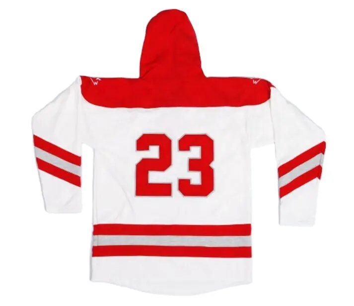 Sweat à capuche en tissu Mesh personnalisé de haute qualité avec logo personnalisé maillot de hockey unisexe pour prix de hockey