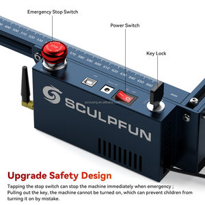 Máquina de Grabado Láser <span class=keywords><strong>SCULPFUN</strong></span> S30 Ultra de 11 W, Equipo de Corte con Asistencia de Aire Automática, Lente Reemplazable, 600*600 mm, MDF - Product Image 6